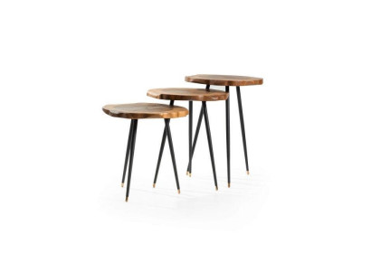 Round Side table set Living room Luxury Tables Living room Coffee tables