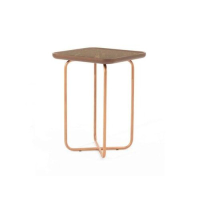Square Stainless Steel Table Modern Living room Tables Designer Sofa Table
