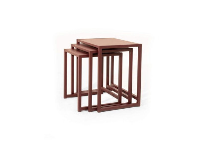 Brown Side tables Living room Square Tables Luxury sofa tables