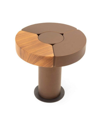 Stylish Round Side table Living room Designer Tables Robust Furniture