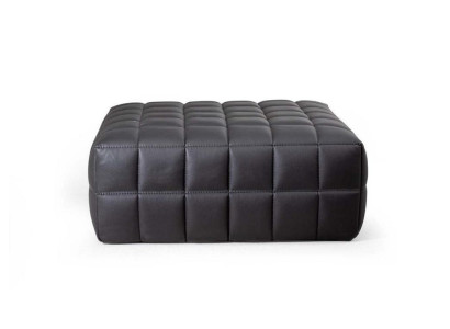 Stylish Black Stool Imitation leather Footstool Living room Furniture new