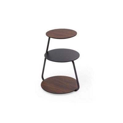 Three-tier Side table Living room Storage tables Modern wooden table