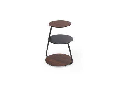 Three-tier Side table Living room Storage tables Modern wooden table