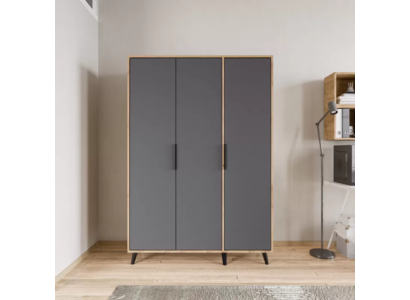 Gray Brown Modern Design Wardrobe Rectangular Bedroom Luxury