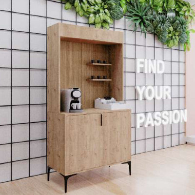 Dining room Sideboard Sideboard Brown Color Modern Design Coffee Cabinet