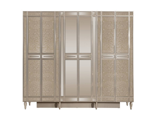 White Bedroom Wardrobe Designer Wooden Cabinet Modern Furniture