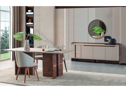 exclusive Dining room Furniture Robust Dining table Designer Sideboard Chairs