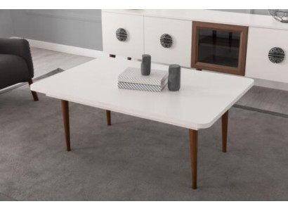 Luxury Light Brown Living room Coffee table Stylish Rectangular Wooden Table