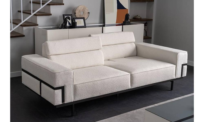 Modern Living room Set Consists of 2x Sofas + Armchair and Coffee table 4 pieces.