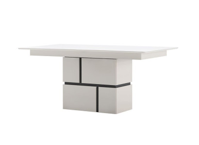White Dining room Table Dining table Luxurious Wood Extendable Table new