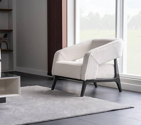 Design 1-Seater Luxury Armchair Upholstered furniture Textile Relax Chair Modern