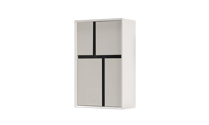 Designer wall cabinet living room furniture white color novelty modern furniture