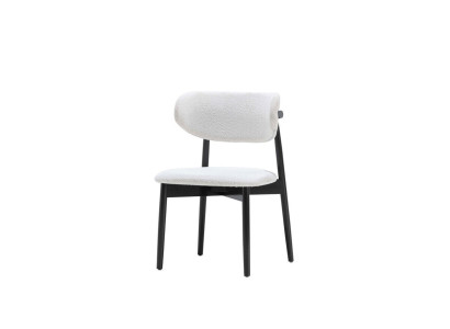 Stylish White-Black Chair Luxurious Dining room Upholstered Chair new