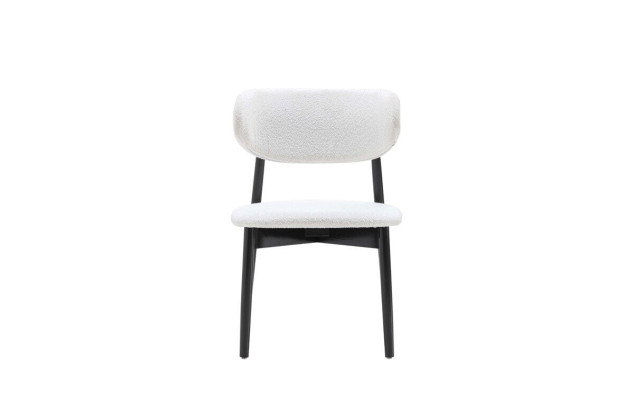 Stylish White-Black Chair Luxurious Dining room Upholstered Chair new