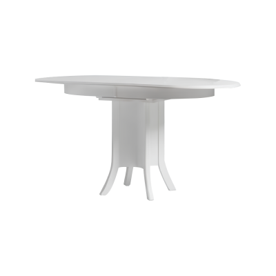 Suite Dining set Wood Dining room Dining table Chairs 5pcs White dining area