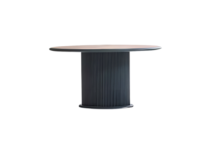Wooden table Dining room table Dining table 140 cm Table Wood Gray Dining room