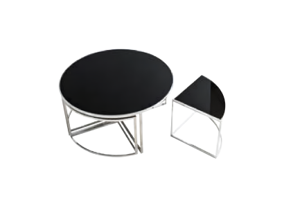 Black Complete e Coffee tables Tables Side tables Sofa tables 5 pieces