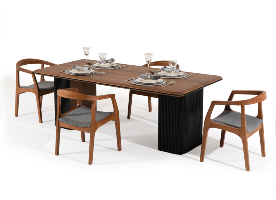 Dining room table Dining table Dining table Wooden table Wood Brown Dining room