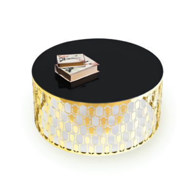 Sofa table Coffee table Coffee table Side table Gold Table Modern Glass