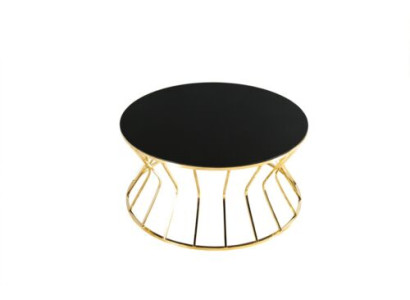 Modern sofa table Coffee table Coffee table Side table Gold Table Glass