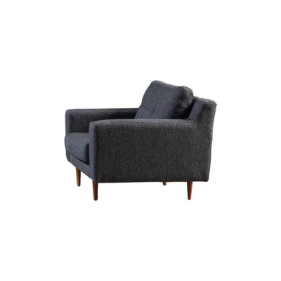 Gray Living room Set Luxurious 2x Textile Sofas Designer Upholstery Armchair