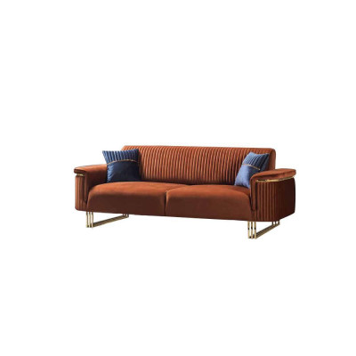 Modern living room sofa set designer three seater sofas upholstered armchairs