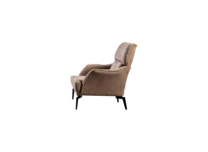 exclusive Beige 2x Armchair Living room Upholstered armchair Luxury Elegant single-seater