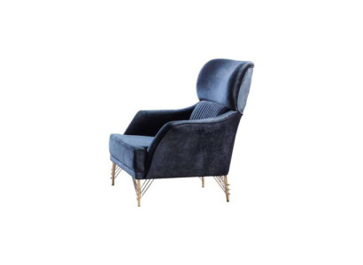Blue e Armchair Suite Designer Armchair Living room Luxury Furniture 2-piece