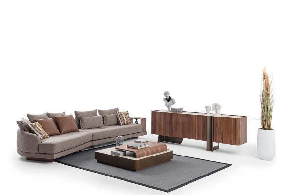 Living room Robust Suite Designer 4-Seater Sideboard Coffee table 3-piece
