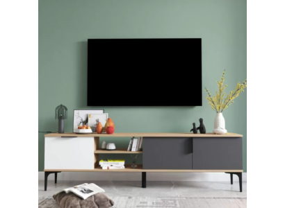 Lowboard TV cabinet TV stand modern design rectangular wood material luxury design
