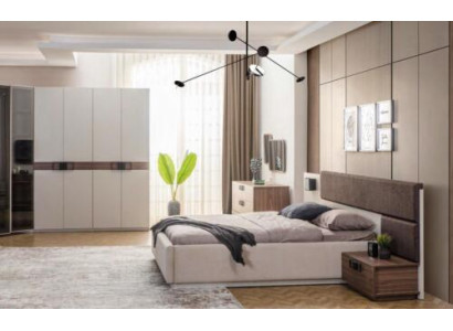 Luxurious Bedroom Suite Double bed 2x Bedside tables Corner cabinet