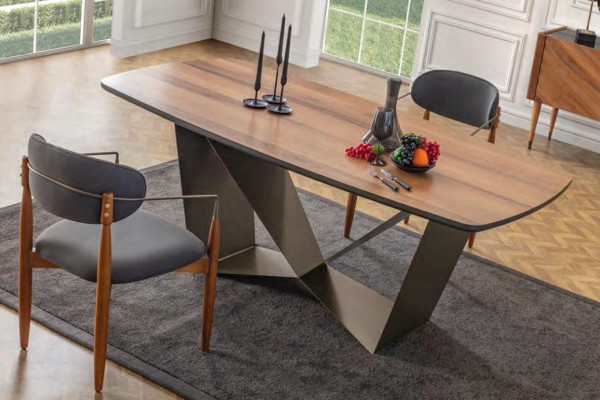 Stylish dining room suite designer dining table 4x upholstered chairs sideboard