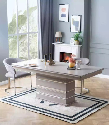 Table 6x Chairs Sideboard Mirror 9-piece Dining room Set Group Suite