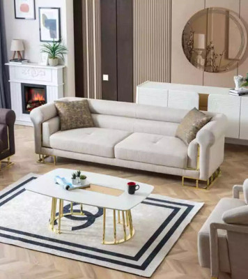 Sofa set 3+1+1 Seater Modern Set Design Sofa new 3-piece. Fabric new
