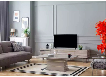 Wall unit TV stand coffee table set living furniture practical living room