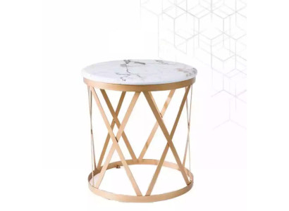 Living room Side table gold Modern Furniture Material stainless steel Design new