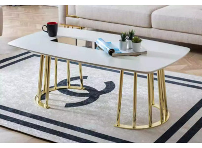 Coffee table White Modern Living room Furniture Table Luxury Design new Luxury