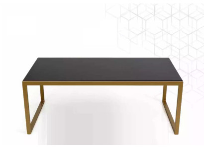 Coffee table Living room table Sofa table Design stainless steel Gold Modern