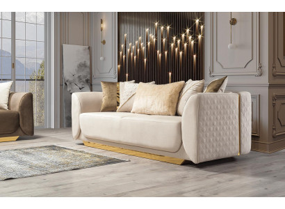 Design 3 Seater Relax Sofas Club Lounge Sofa Textile Upholstery Couch Fabric Couches