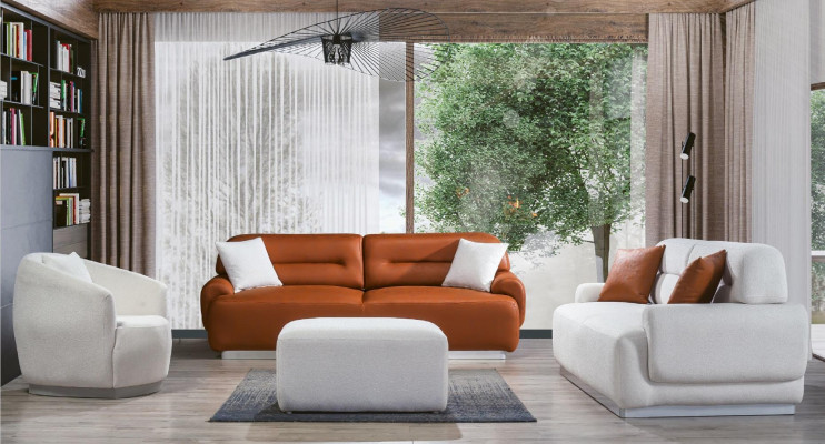 Three Seater Couch Sofa Fabric Couch Upholstery Furniture Fabric Sofa 230cm Textile