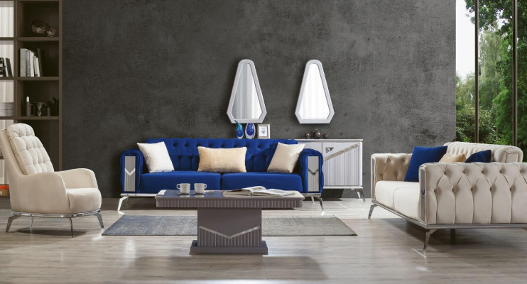 Sofa set Couch Set Upholstery Furniture 3+3+1 Coffee table 4pcs. sets