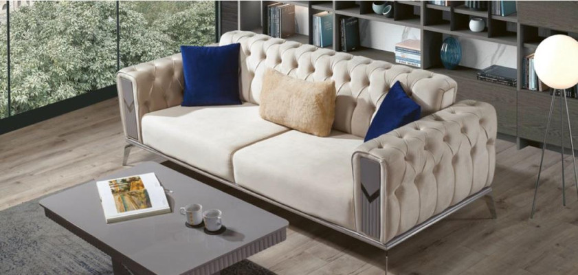 Sofa set Couch Set Upholstery Furniture 3+3+1 Coffee table 4pcs. sets