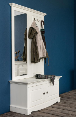 Wardrobe Set Wardrobe Shoe Cabinet Wardrobe Complete Set Stand Mirror 2-piece.