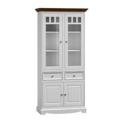 Display case Furniture Glass Wardrobe Display case Classic Corner Showcase Corner Cabinet Glass Wood