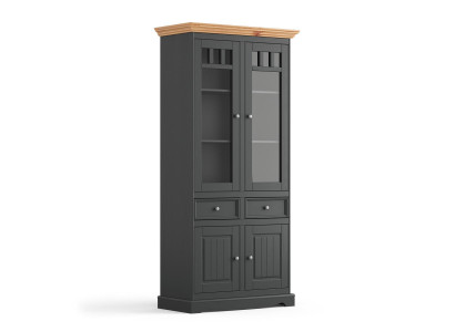 Modern Showcases Wardrobe Display case Handcraft Solid Wood Cabinets Solid Wood Glass