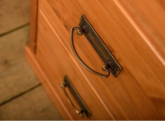 Chest of drawers with 3 drawers Sideboard Sideboard Wood Wardrobe Chests of drawers Brown new