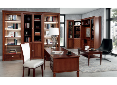 High quality design display case wardrobe showcases shelf glass wall shelves