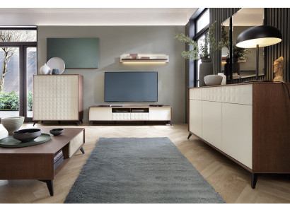 Set Modern Wall unit Chest of drawers TV cabinet Living room Table Wall units
