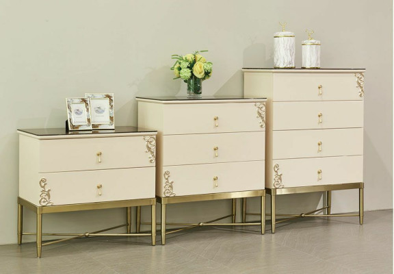 Stil Furniture Living room 3 pcs. Living room Chest of drawers Wardrobe Chests of drawers design