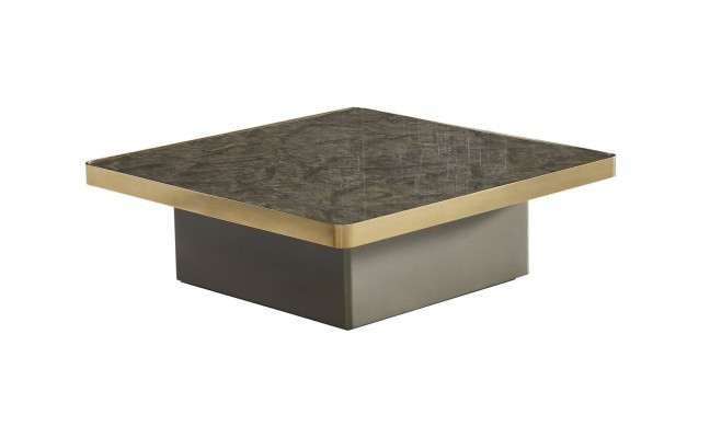 Side table Wood new Modern Design Furniture Luxury Dark Gray Marble Living room